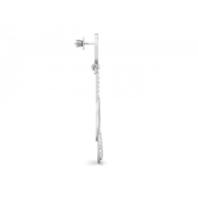 Trisha Round Brilliant Diamond Earrings